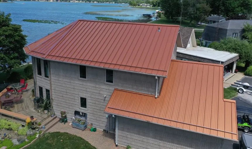 Flashing and seam work in Shelbyville
